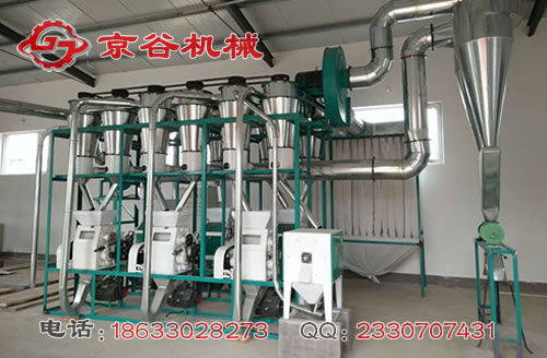 定州客户购买28吨小麦面粉机-05.jpg