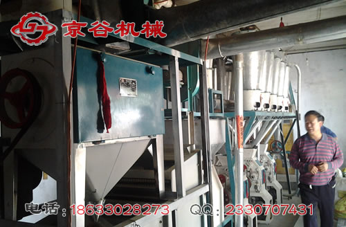 行唐客户安装19吨小麦面粉机-01.jpg