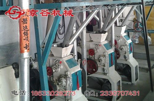 行唐客户安装19吨小麦面粉机-04.jpg